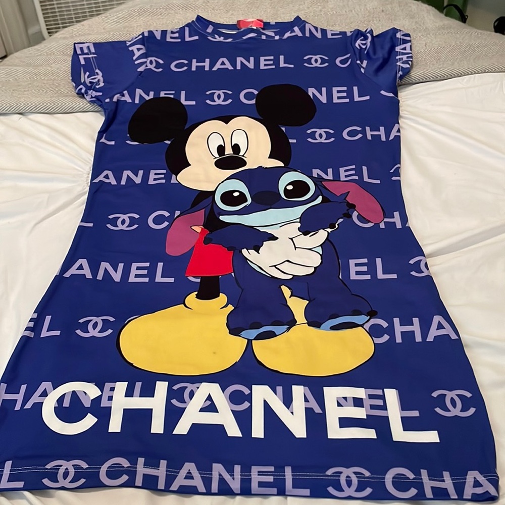 Stitch and Mickey dress